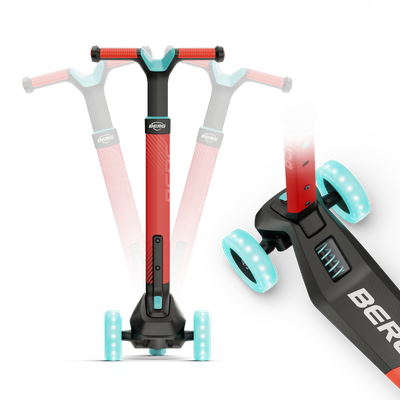 BERG Nexo Foldable Lights Magnet-deck Red