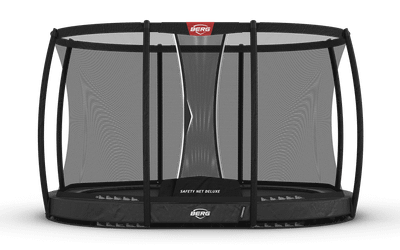BERG Grand Champion InGround 350 Grey + Safety Net Deluxe