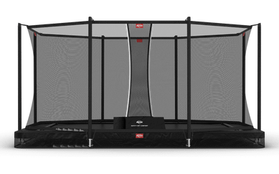 BERG Ultim Favorit InGround 410 Black + Safety Net Comfort