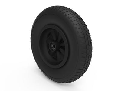 Wheel black 4.80/400-8
