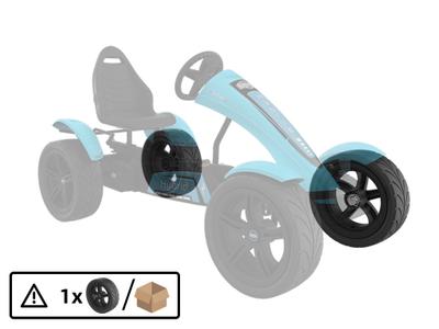 Roue 5-rayons sport noir 4.30/150-12 slick gauche