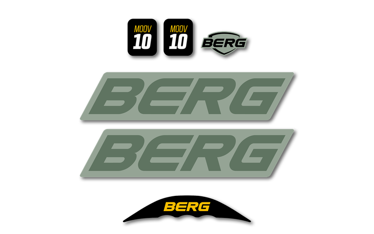MOOV 10 - Aufkleberset Grün