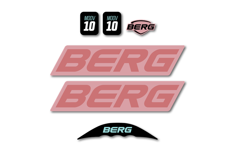 MOOV 10 - Aufkleberset Rosa