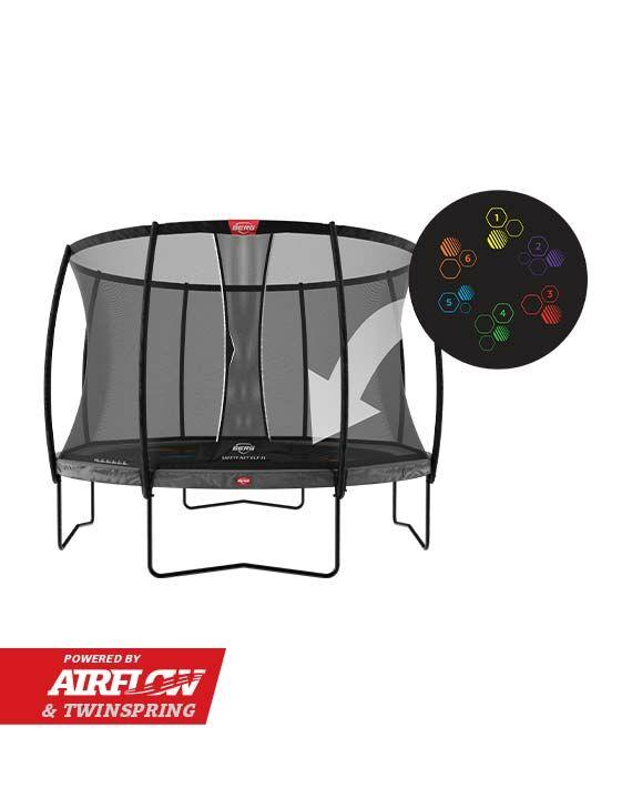 BERG Champion Regular 430 Gris Levels + Safety Net DLX XL