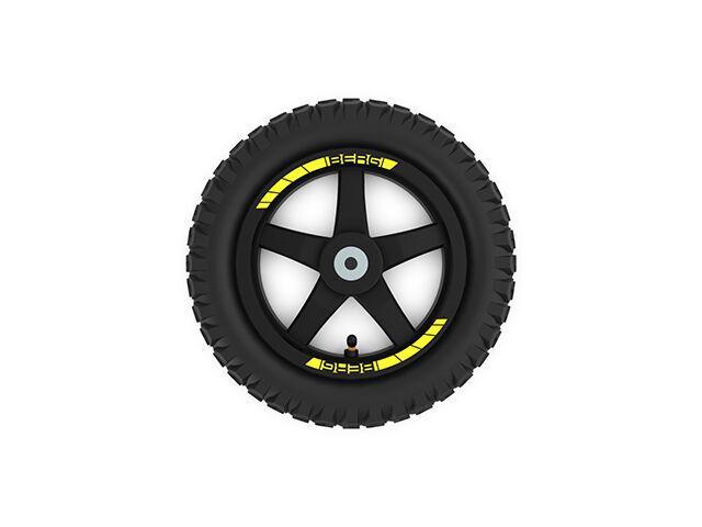 Wheel black 12.5x2.25-8 all terrain (Cross)