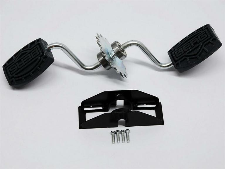 Buzzy - Crank shaft incl. pedals black