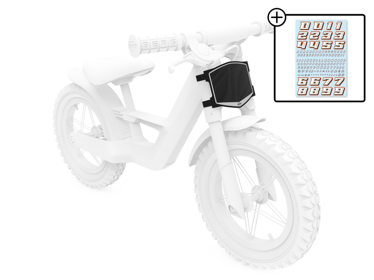 Biky - Race Frontplatte + Aufkleber-Bogen