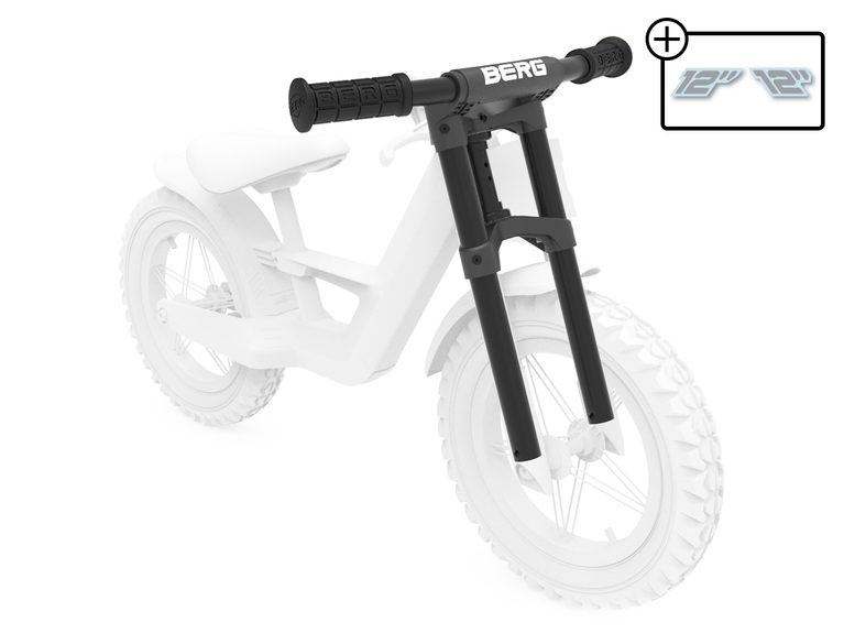 Biky Cross Black - Doppelte Vorderradgabel