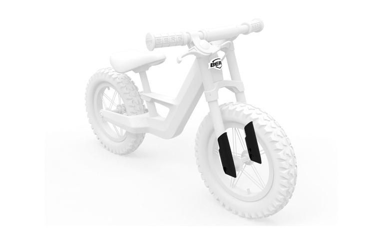 Biky - Logo + Schutzhülle Cross White