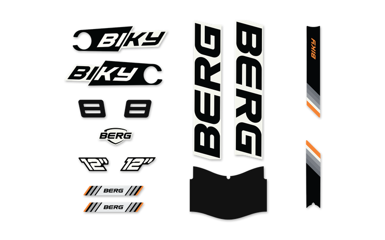 Biky - Sticker set Cross White