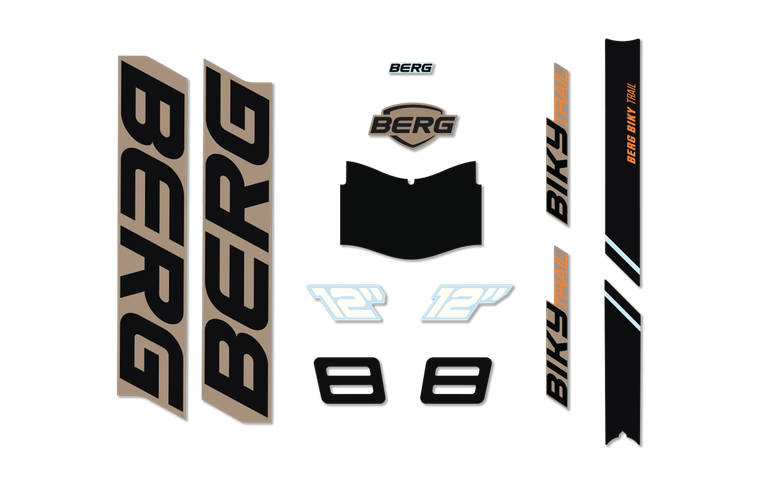 Biky - Aufkleber Set Trail Sand