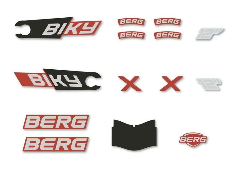 Biky - Sticker set City Red