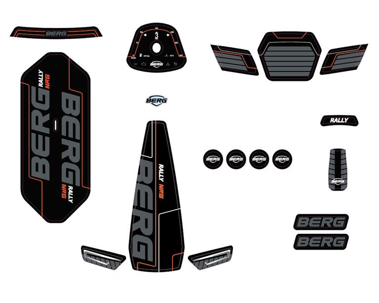 Rally - Sticker Set NRG Orange