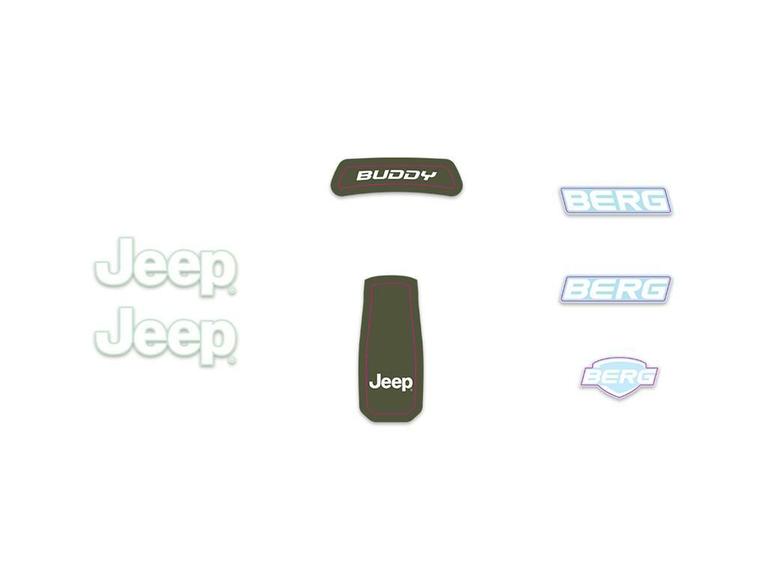 Buddy 2.0 - Aufkleber-Set Jeep