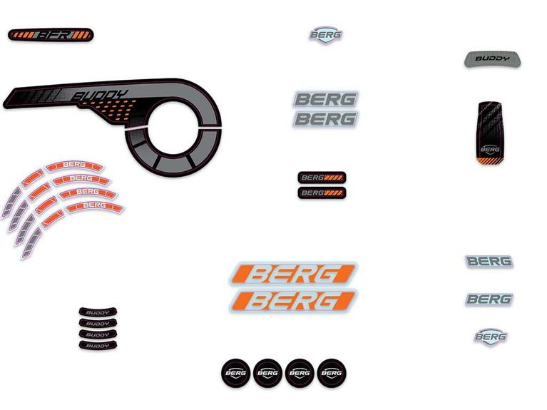 Buddy 2.0 - Aufkleber-Set Graphite