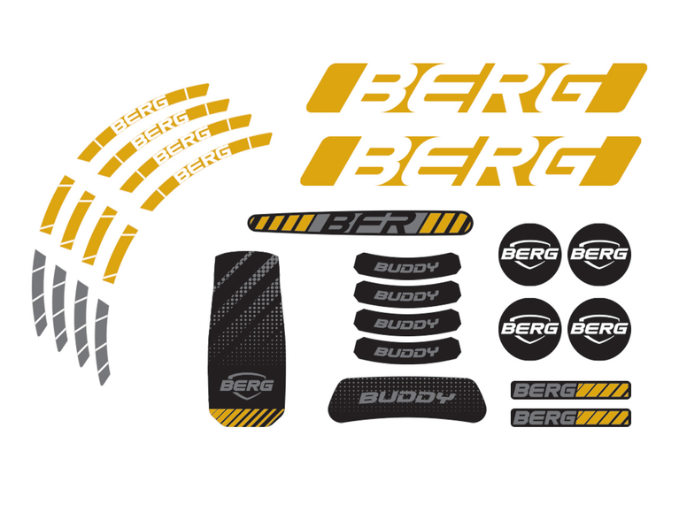 Buddy 2.0 - Stickerset Cross Grey