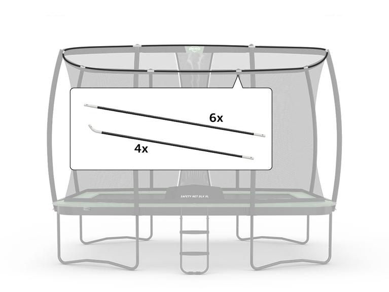 Ultim Safety Net DLX XL ECO - Set Tent Tubes 410