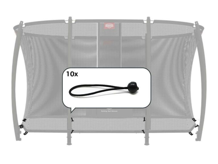Safety Net Deluxe - Elastic bands for bottom of netting (10x