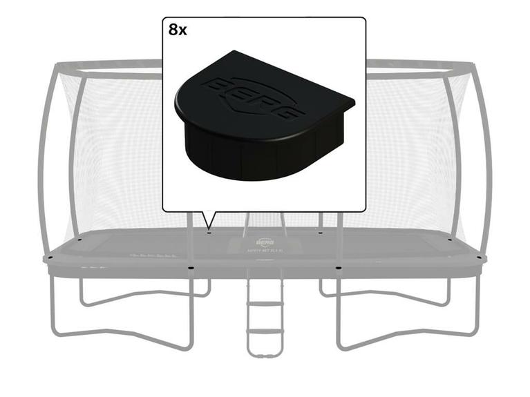 Ultim Safety Net DLX XL - Abdeckkappen 410 für Halterung(8x)