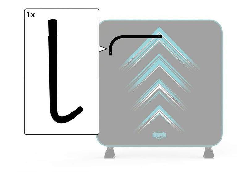 AeroWall - Frame Tube Bended L 2x2