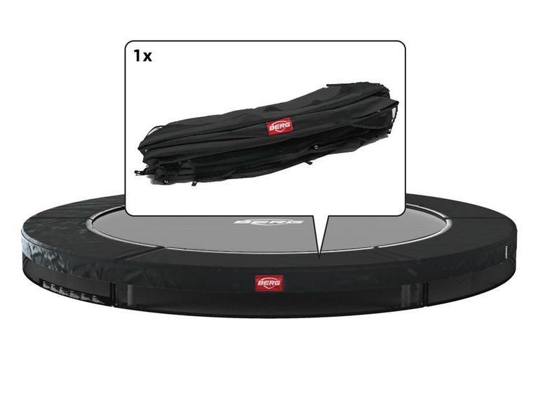 Favorit - InGround Beschermrand 380 Zwart met witte rand