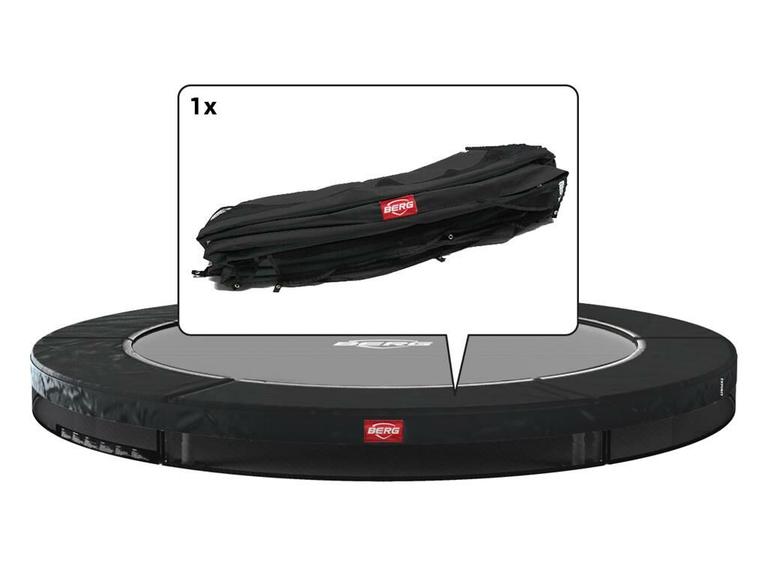 Favorit - InGround Beschermrand 430 Zwart met witte rand