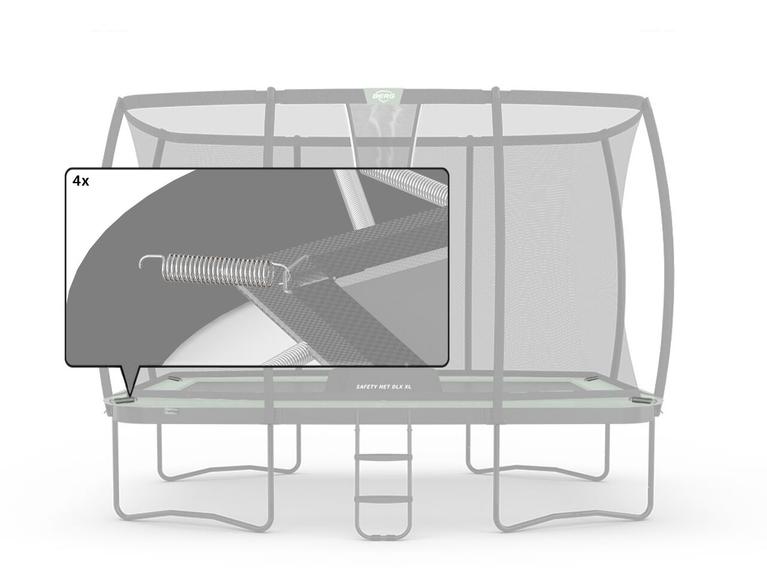 Veer Voor Bevestiging Van De Padding Band (4x) ECO