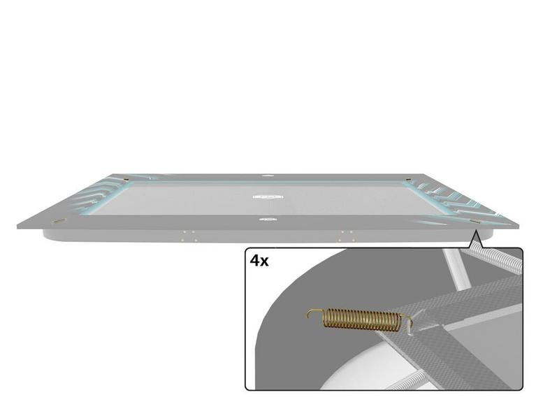 Feder für die Befestigung des Schutzrandbands (4x)