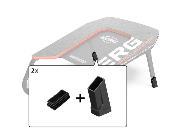Pro Launcher - Straight Leg Rubber Foot + Plastic Cap (2x)