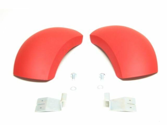 Mudguards front red