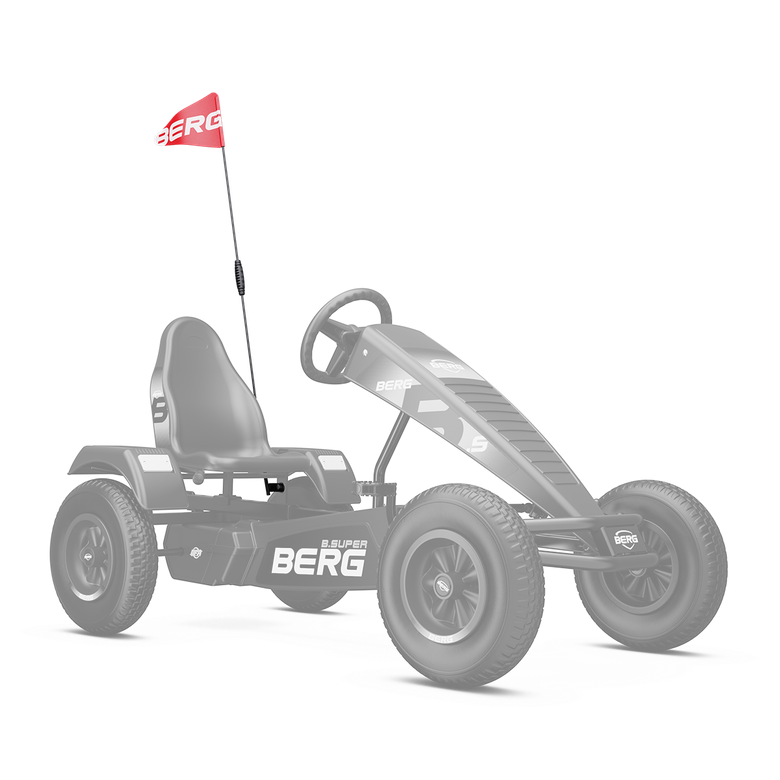 BERG Drapeau de sécurité XL (avec support)