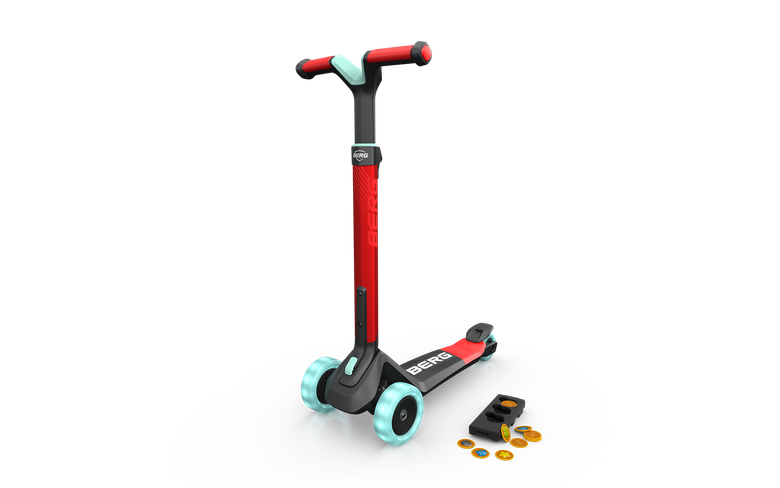 BERG Nexo Foldable Lights Magnet-deck Red
