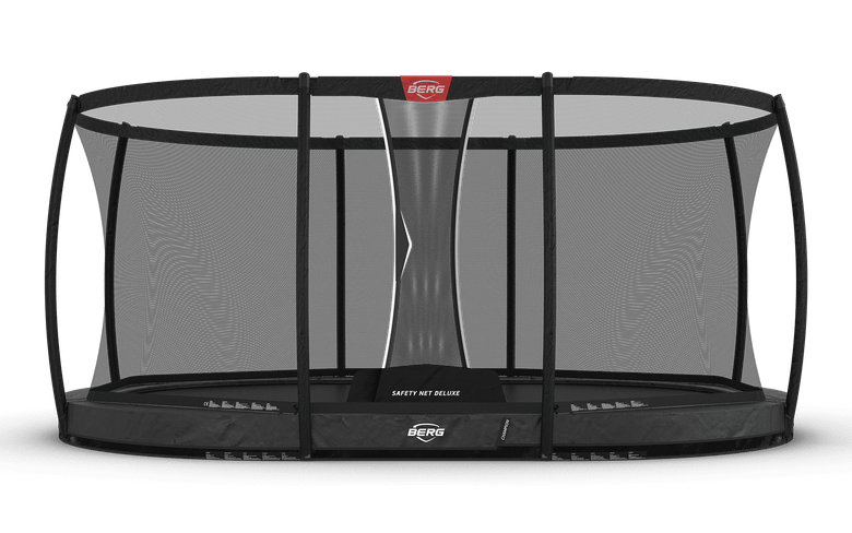 BERG Grand Champion InGround 470 Grey + Safety Net Deluxe | BERG
