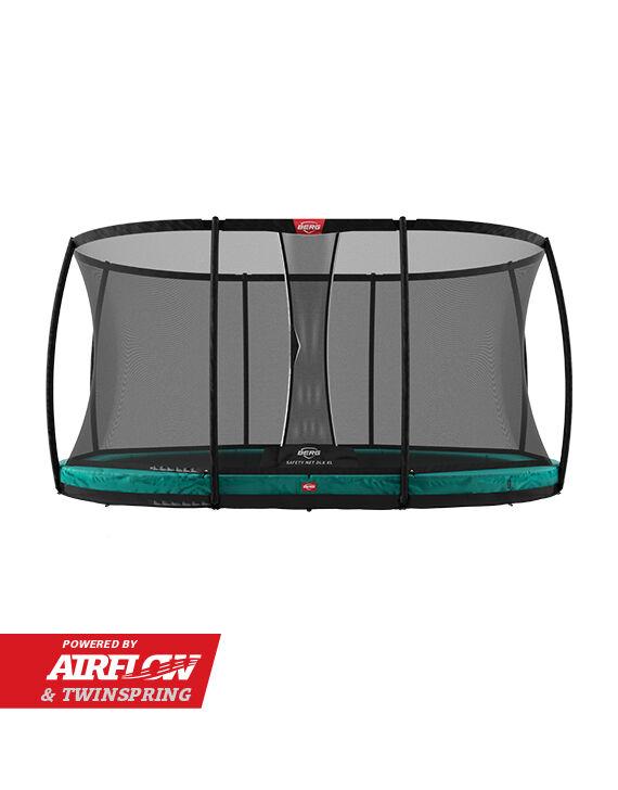 BERG Grand Champion InGround 520 Grün + Safety Net DLX XL