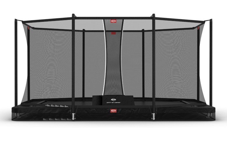 BERG Ultim Favorit InGround 410 Black + Safety Net Comfort