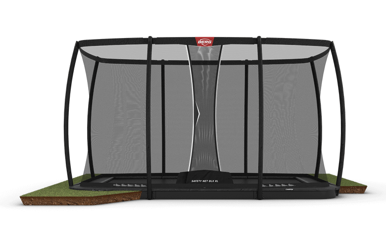 BERG Ultim Champion FlatGround 410 Grey + Safety Net DLX XL