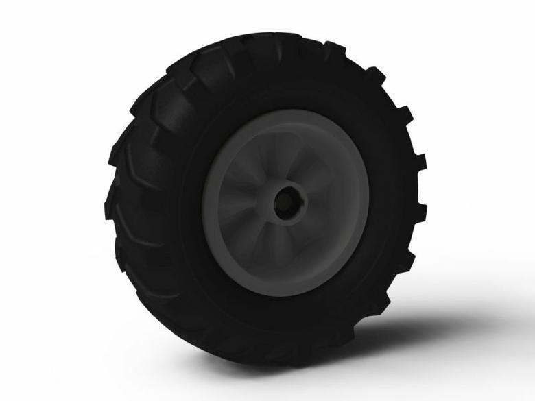 Wheel grey 460/165-8 Farm left