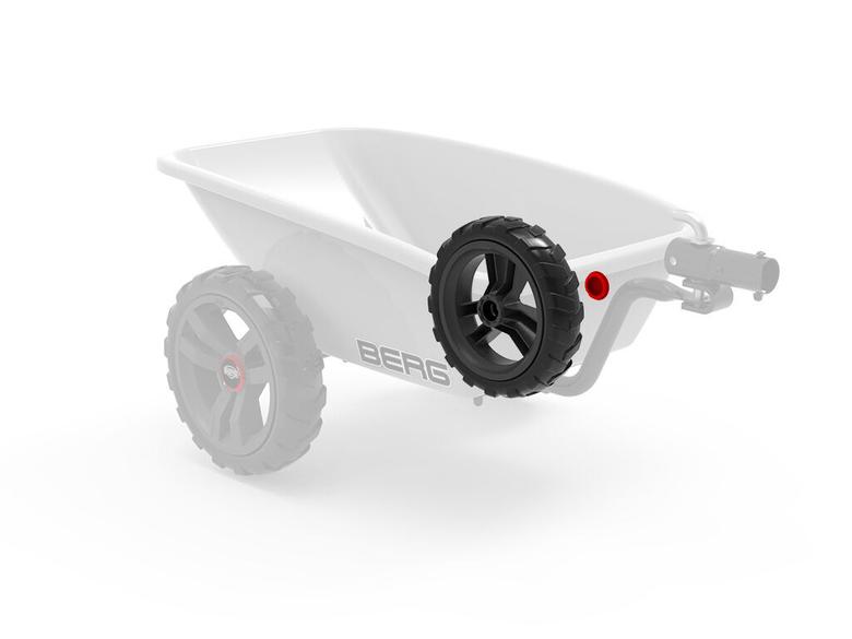 Wheel grey-black 9x2 left (red cover)