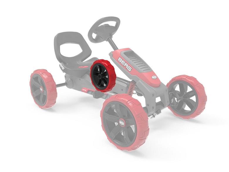 Rad schwarz-rot 10x2,5 hinter links