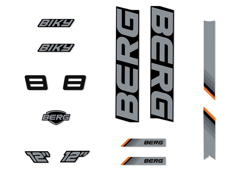 Biky - Sticker set Cross Black