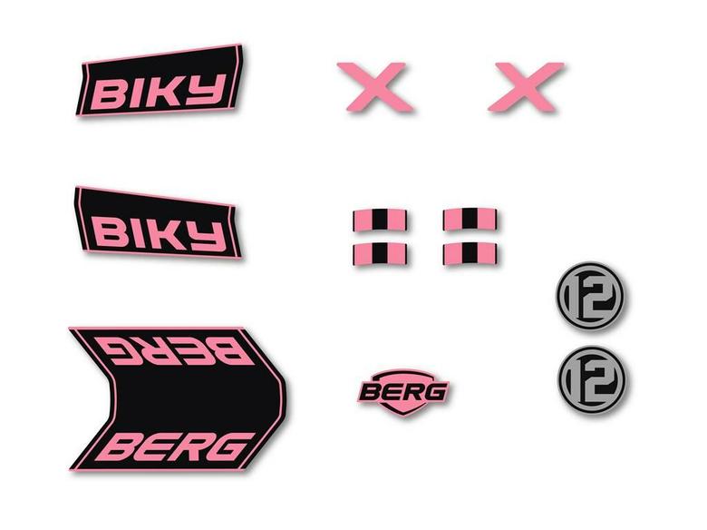 Biky - Sticker set Retro Pink