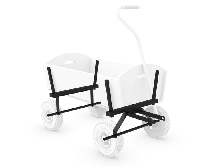 Bollerwagen - Rahmenteile Black