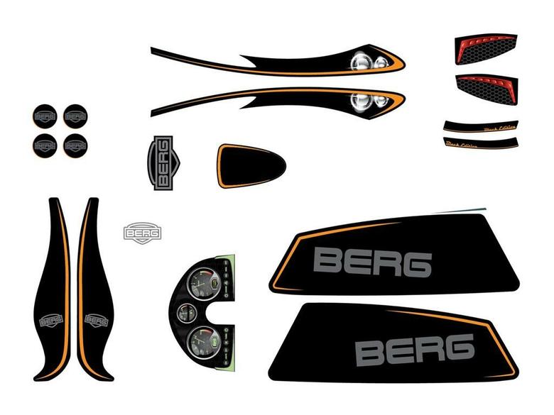 XL Frame - Sticker set Black Edition