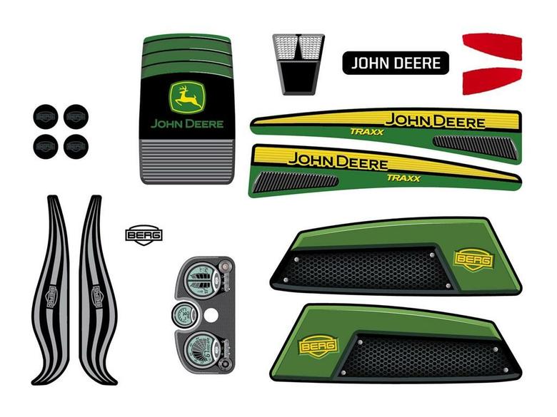 XL Rahmen - Aufkleber-Set John Deere