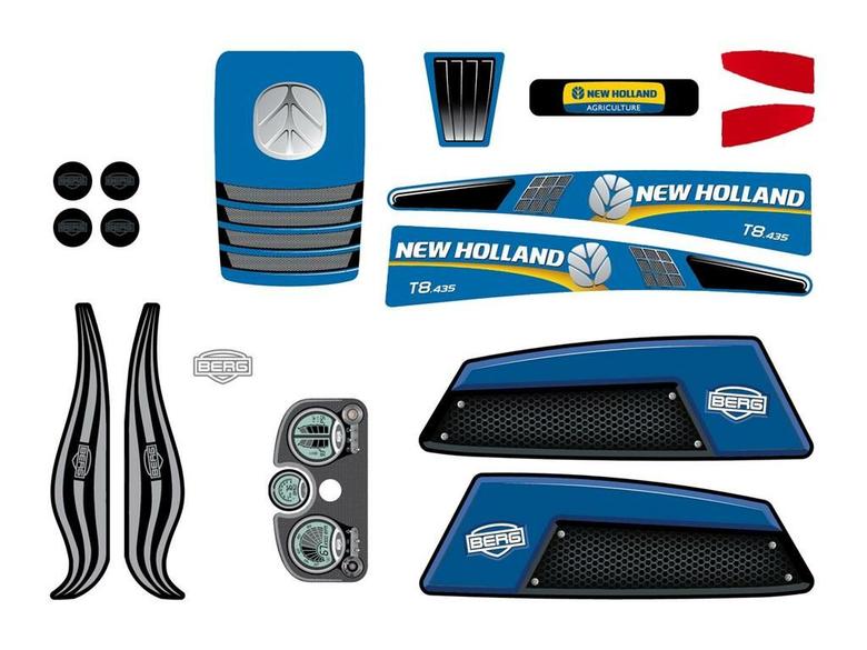 XL Frame - Sticker set New Holland