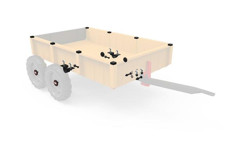 Large Trailer - Assembly set Tandem Trailer L