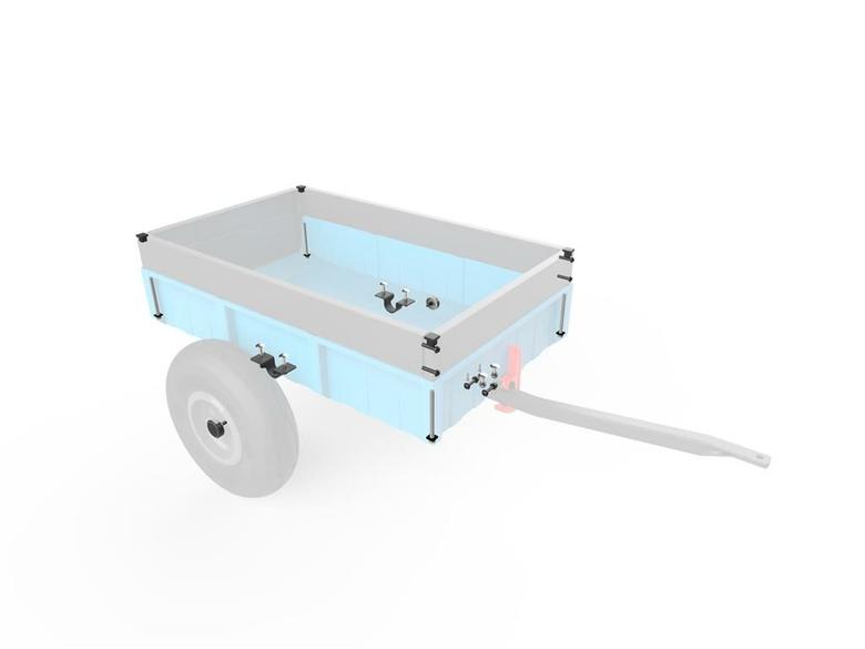 Large Trailer - Assembly set Steel Trailer