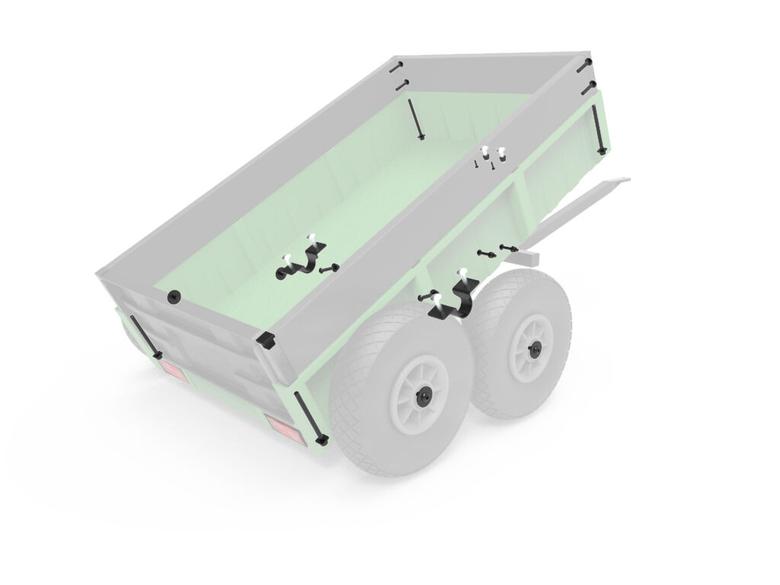 Large Trailer - Assembly set Tandem Trailer XL