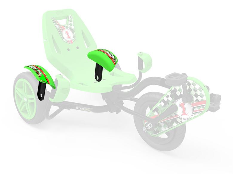 Street X - Mudguard green with carrier