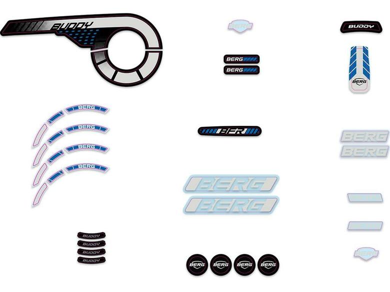 Buddy 2.0 - Aufkleber-Set Blue